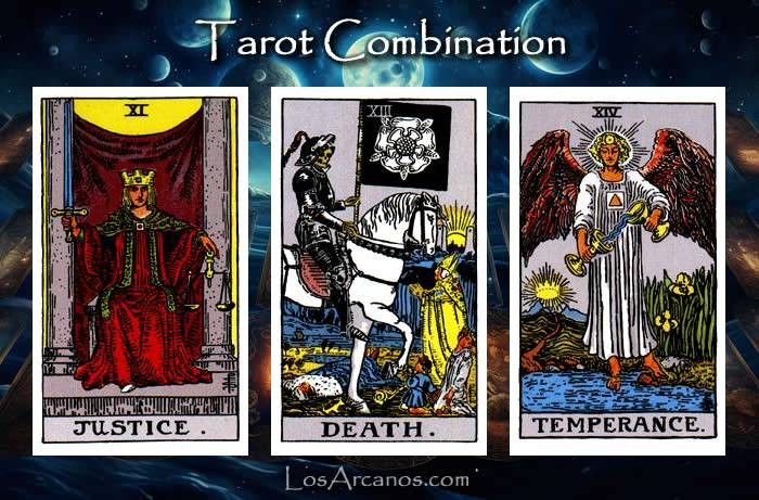 Combination JUSTICE, TRANSFORMATION and TEMPERANCE