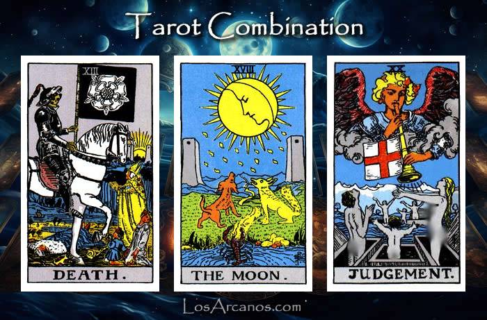 Combination TRANSFORMATION, THE MOON and JUDGEMENT