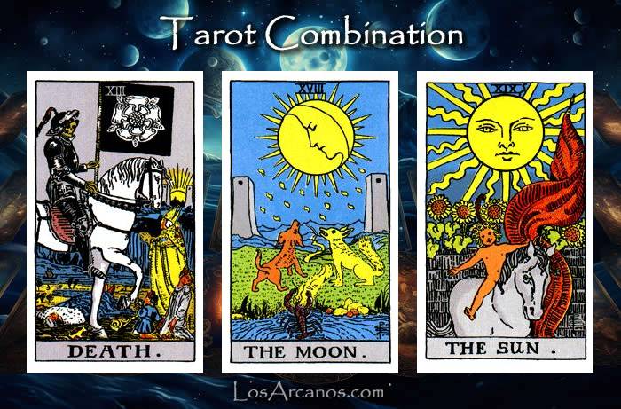 Combination TRANSFORMATION, THE MOON and THE SUN