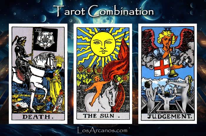 Combination TRANSFORMATION, THE SUN and JUDGEMENT