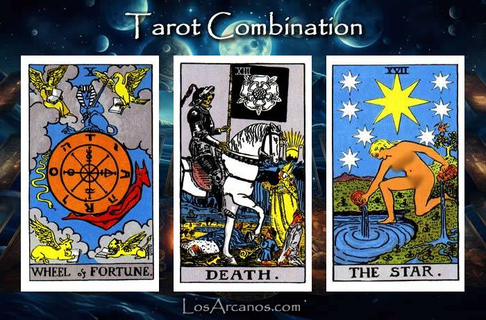 Combination WHEEL OF FORTUNE, TRANSFORMATION and THE STAR